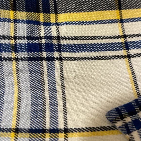 Lauren Ralph Lauren Women's Size Medium Plaid 1/2 Button Down Casual Shirt - Picture 6 of 9